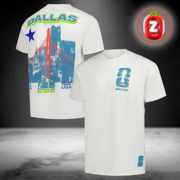 2026 FIFA World Cup Outerstuff Dallas Host City Local Two Sides Unisex T-Shirt