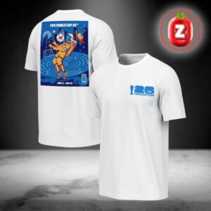 2026 FIFA World Cup Outerstuff Houston Host City Poster Graphic Two Sides Unisex T-Shirt
