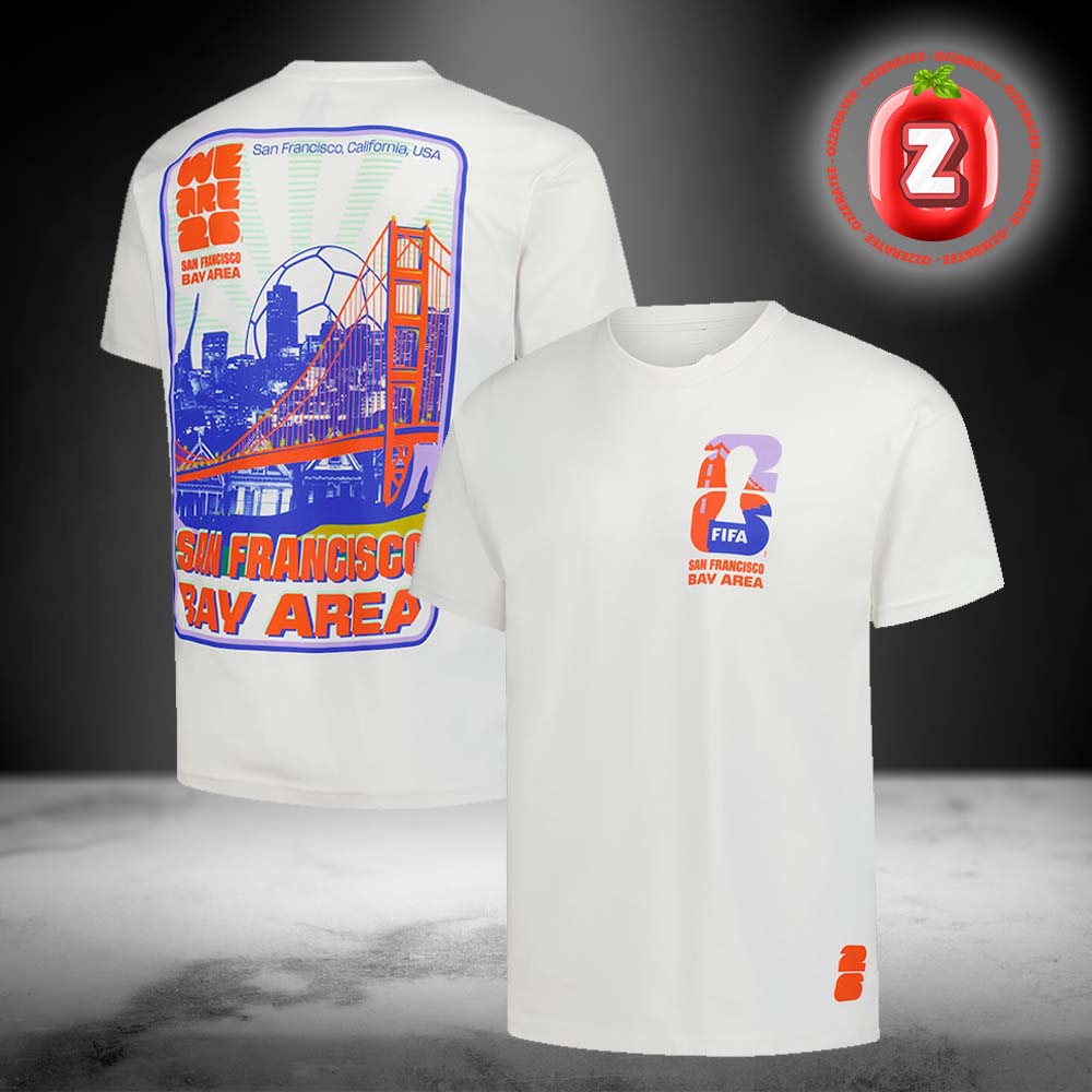 2026 FIFA World Cup Outerstuff San Francisco Host City Local Two Sides Unisex T-Shirt