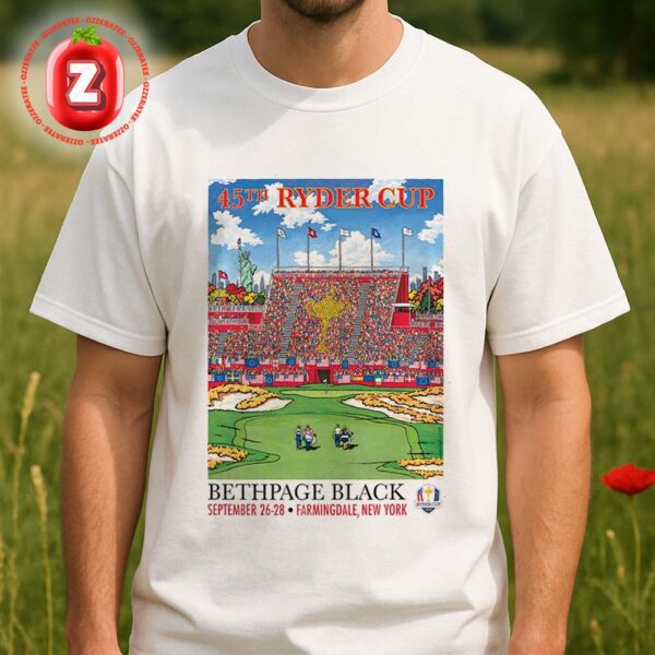 45th Ryder Cup Bethpage Black September 26 28 2025 Farmingdale New York Official Unisex T-Shirt