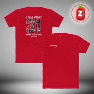 A True Patriot Charlie Kirk 31 Tee National Day Of Remembrance October 14th Two Sides Unisex T-Shirt