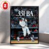 Aaron Judge Yankees .457 OBP MLB 2025 On Base King Baseball Excellence Home Decor Poster Canvas