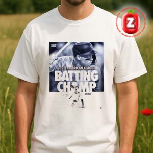 Aaron Judge New York Yankees At American League On 2025 Batting Champion MLB Baseball Vintage Spotlight Artwork Unisex T-Shirt