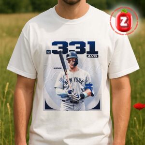 Aaron Judge New York Yankees Batting Champion American League Baseball 2025 Unisex T-Shirt