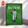 Aaron Judge Yankees 36 Intentional Walks Most in MLB 2025 Baseball Respect Home Decor Poster Canvas