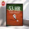 Aaron Judge Yankees 1.145 OPS MLB 2025 Offensive Leader Baseball Greatness Home Decor Poster Canvas