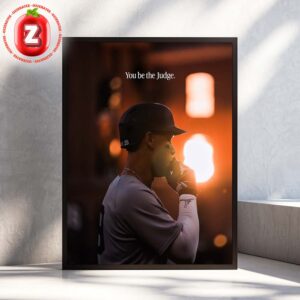Aaron Judge Yankees You Be The Judge MLB 2025 Iconic Portrait Artwork Home Decor Poster Canvas