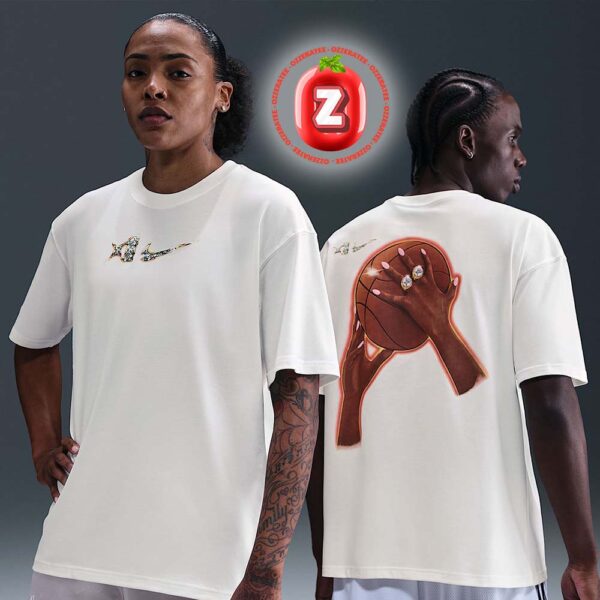 A’ja Wilson Nike Dri-FIT Basketball Graphic At WNBA Collection In USA On 2025 Season Artwork Two Sides Unisex T-Shirt