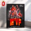 A’ja Wilson Wins Fourth WNBA MVP Award Making History First Ever WNBA 4x MVP Home Decor Poster Canvas