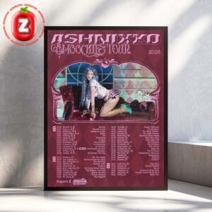 Ashnikko Smoochie Tour 2026 Europe US Canada Australia New Zealand Music Home Decor Poster Canvas