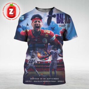 Baltimore Ravens Showdown vs Kansas City Chiefs NFL Football September 28 2025 All Over Print Shirt