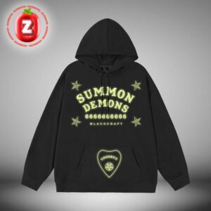 Black Craft Summon Demons Glow Pullover All Over Print Hoodie