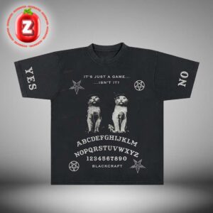Blackcraft Ouija Cats Yes No Occult Vintage Graphic Design All Over Print Shirt