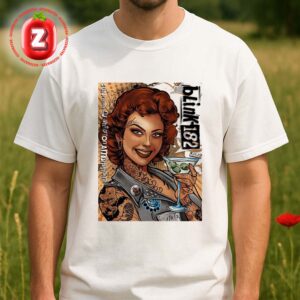 Blink 182 Live Show Poster At Orion Amphitheater In Huntsville On September 22 2025 Unisex T-Shirt
