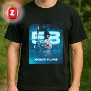 Cal Raleigh 53 Home Runs Seattle Mariners Power Hitting Highlight Unisex T-Shirt