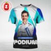 Carlos Sainz Podium Azerbaijan GP 2025 Williams Racing All Over Print Shirt