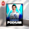 Carlos Sainz Podium Finish At Azerbaijan GP 2025 Williams Racing First Top 3 In 4 Years Home Decor Poster Canvas