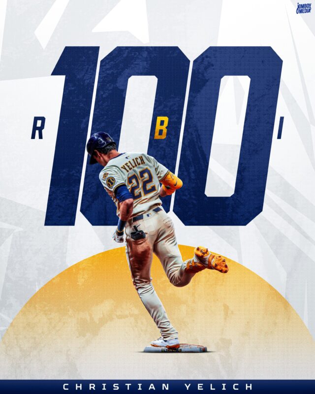 Christian Yelich Milwaukee Brewers Achieves 100 RBI Milestone In MLB 2025 Season