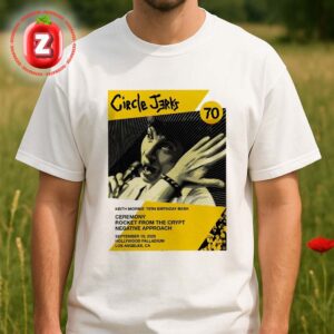 Circle Jerks Show At Hollywood Palladium In Los Angeles CA On September 19 2025 Keith Morris 70th Birthday Bash Artwork Unisex T-Shirt
