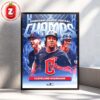 Cleveland Guardians At AL Central On 2025 Back To Back Division Champions MLB Baseball Postseason Triumph Artwork Home Decor Poster Canvas