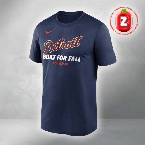 Detroit Tigers Nike Navy 2025 MLB Postseason Authentic Collection Legend Unisex T-Shirt