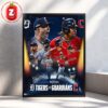 Detroit Tigers vs Cleveland Guardians At Wild Card On 2025 MLB Baseball Postseason Clash Artwork Home Decor Poster Canvas