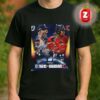 Cleveland Guardians At AL Central On 2025 Division Champions MLB Baseball Historic Team Roster Artwork Unisex T-Shirt