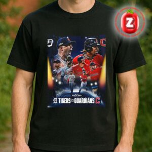 Detroit Tigers vs Cleveland Guardians At Wild Card On 2025 MLB Baseball Postseason Clash Artwork Unisex T-Shirt