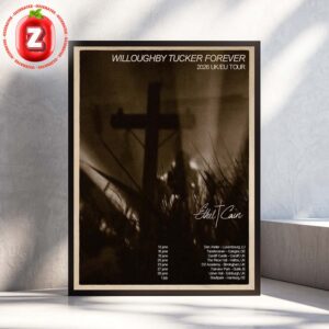 Ethel Cain Willoughby Tucker Forever Tour At UK EU On 2026 Live Concert Home Decor Poster Canvas