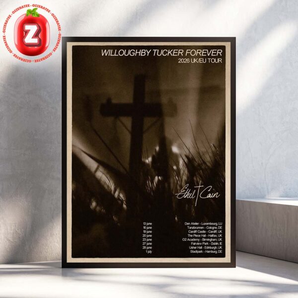 Ethel Cain Willoughby Tucker Forever Tour At UK EU On 2026 Live Concert Home Decor Poster Canvas