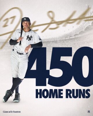 Giancarlo Stanton Reaches 450 Career Home Runs With New York Yankees 2025 MLB Season