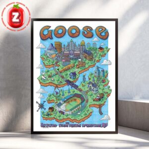 Goose Poster At Palace Theatre In Louisville KY On September 23 24 2025 Home Decor Poster Canvas