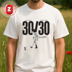 Jazz Chisholm Jr 30 Home Runs 30 Stolen Bases New York Yankees 2025 Milestone Unisex T-Shirt
