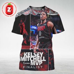 Kelsey Mitchell Indiana Fever WNBA MVP Finalist 2025 Season Highlights All Over Print Shirt