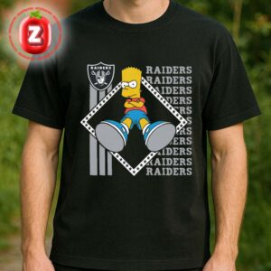 Las Vegas Raiders Homage x The Simpsons NFL 2025 Season Unisex T-Shirt
