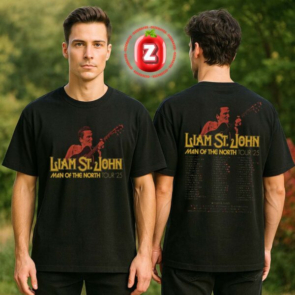 Liam St John Man Of The North Tour 2025 Across UK Europe and USA Two Sides Unisex T-Shirt