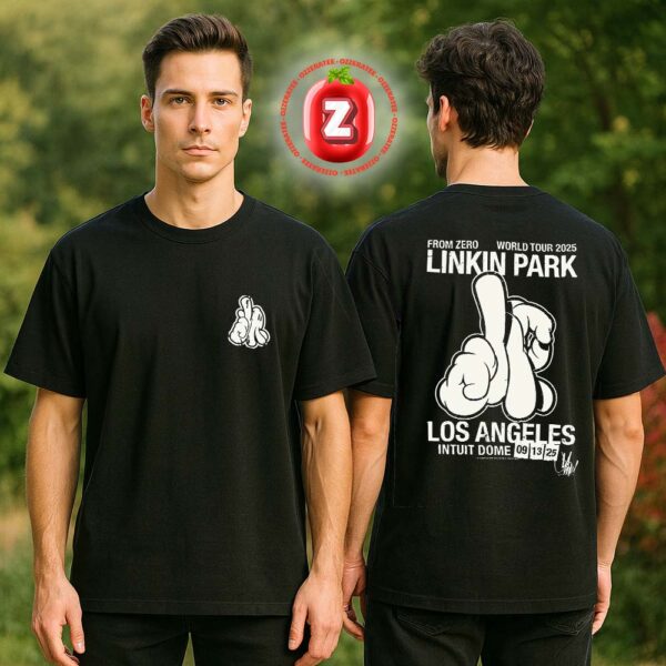 Linkin Park From Zero World Tour 2025 Tee At Los Angeles Intuit Dome OG Slick LA On September 13th 2025 Two Sides Unisex T-Shirt