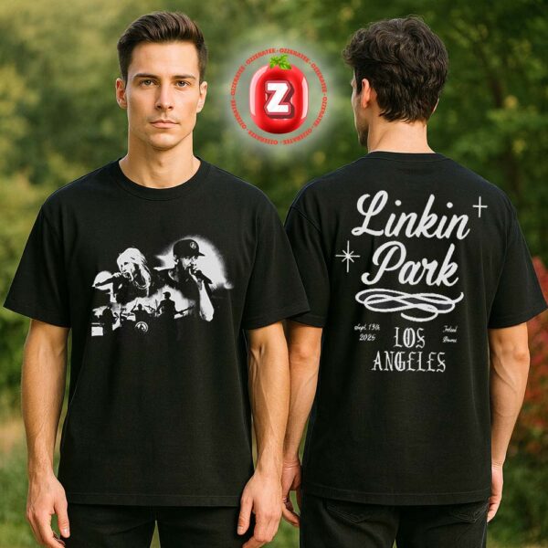 Linkin Park Los Angeles Intuit Dome 2025 Vintage Concert Design Two Sides Unisex T-Shirt