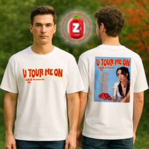 Lolo Music Tour Poster At USA Venues In Multiple Cities On October To November 2025 U Tour Me On Headline Tour Two Sides Unisex T-Shirt
