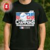 Los Angeles Dodgers 4-Peat We Own The NL West Champions 2025 MLB Season Unisex T-Shirt