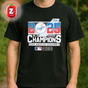 Los Angeles Dodgers 2025 NL Division Series Champions MLB Unisex T-Shirt