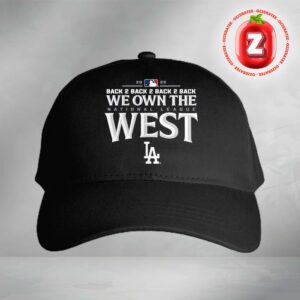 Los Angeles Dodgers 4-Peat We Own The NL West Champions Classic Cap Hat Snapback