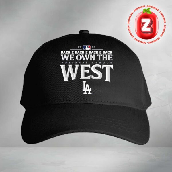 Los Angeles Dodgers 4-Peat We Own The NL West Champions Classic Cap Hat Snapback