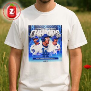 Los Angeles Dodgers National League West Champions MLB Baseball 2025 Intense Victory Artwork Unisex T-Shirt
