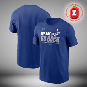 Los Angeles Dodgers Nike Royal 2025 NL West Division Champions Unisex T-Shirt