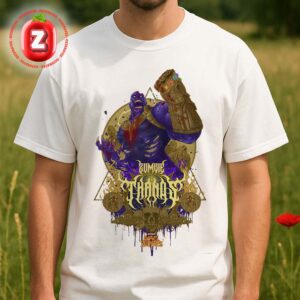 Marvel Zombies Comic Poster At Marvel Animation In Streaming On 2025 Zombie Thanos Artwork Unisex T-Shirt