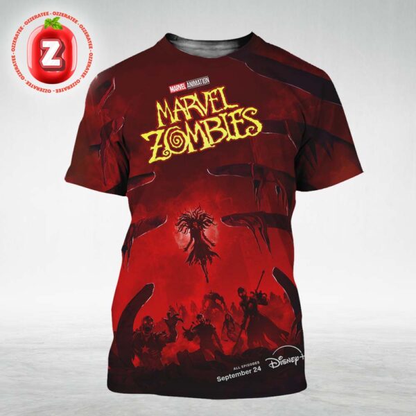 Marvel Zombies Disney Plus Series Release September 24 2025 Horror Superhero All Over Print Shirt