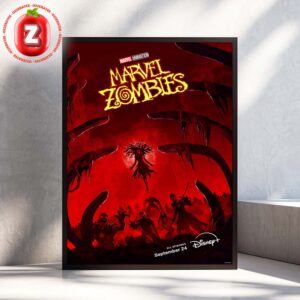 Marvel Zombies Disney Plus Series Release September 24 2025 Horror Superhero Home Decor Poster Canvas