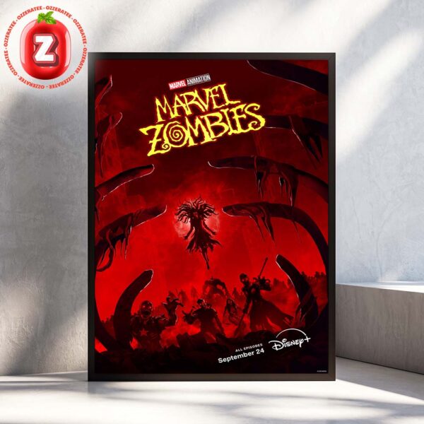 Marvel Zombies Disney Plus Series Release September 24 2025 Horror Superhero Home Decor Poster Canvas