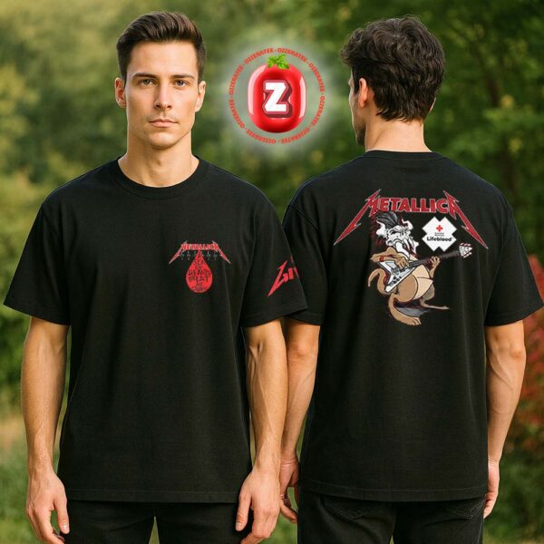Metallica x Lifeblood All Within My Hands Collab Heavy Metal Band Collaboration All Over Print Shirt